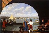 Landing at Westminster Bridge by Jacques Laurent Agasse